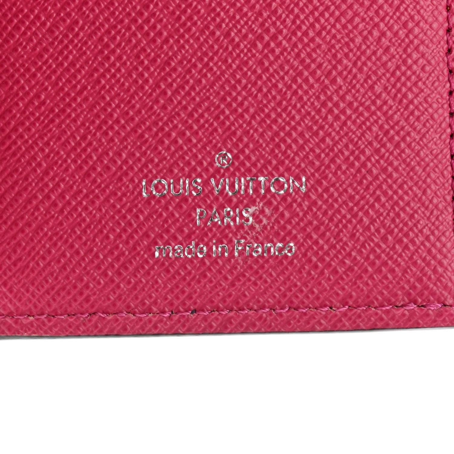 Louis Vuitton Epi Victorine Wallet Indigo Hot Pink 6 of 7