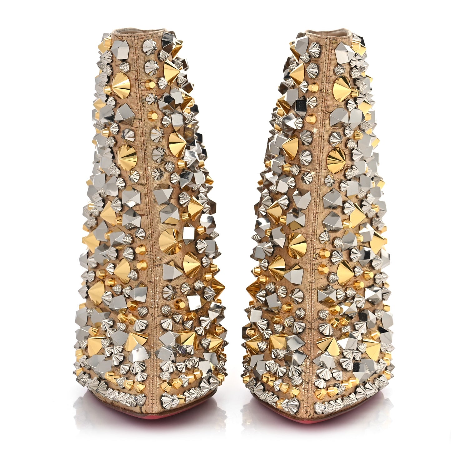 Liege Pepite Specchio So Full Kate 100 Ankle Boots 37 Gold Multicolor