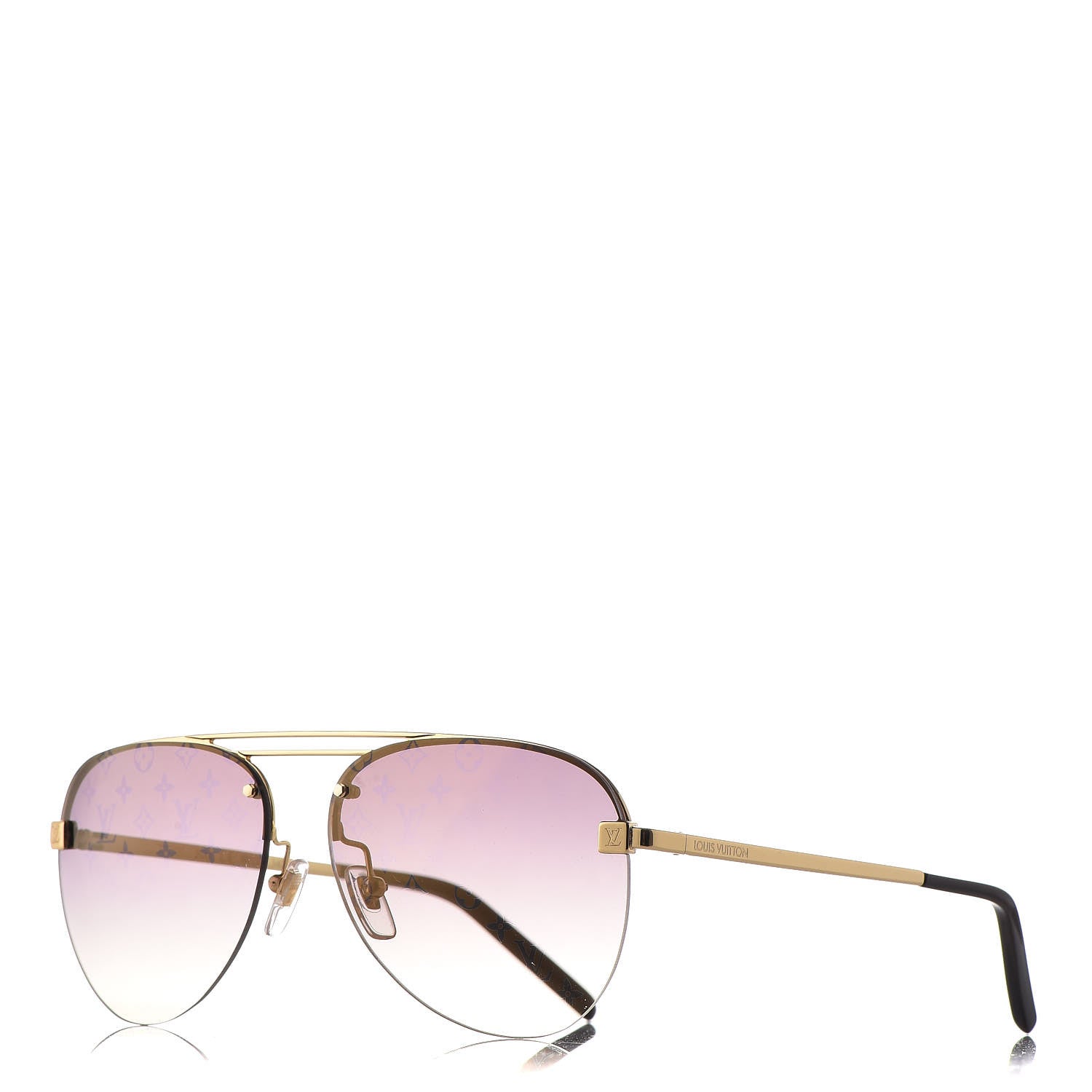 Louis Vuitton Clockwise Sunglasses Z1020E Gold 404162 – FASHIONPHILE