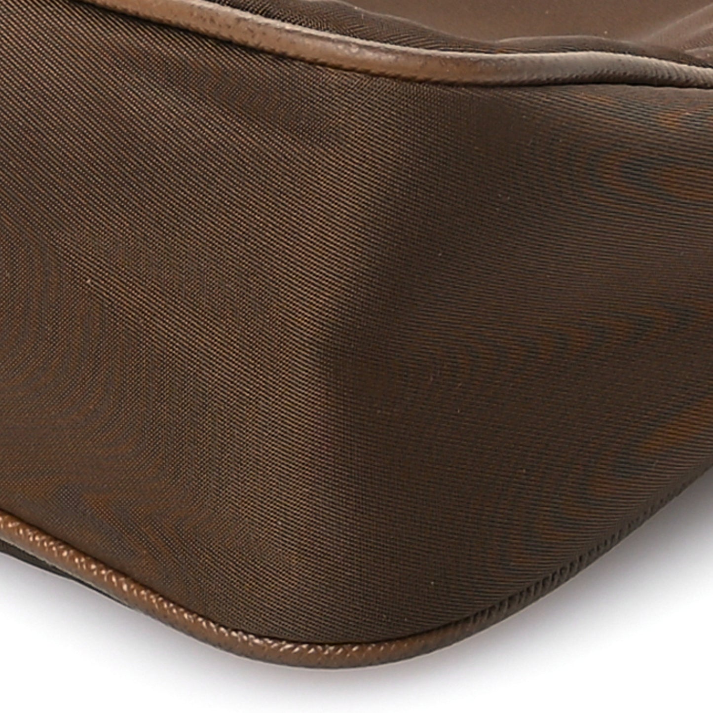 Tessuto Nylon Saffiano Re-Edition 2005 Shoulder Bag Cacao