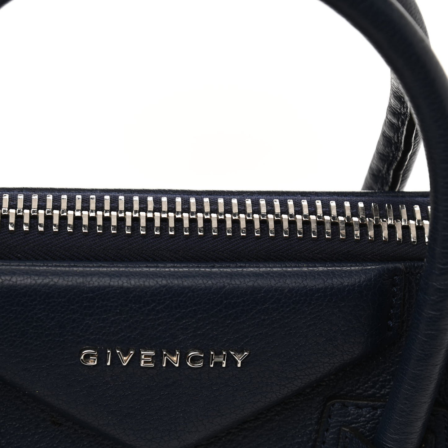 Sugar Goatskin Small Antigona Navy