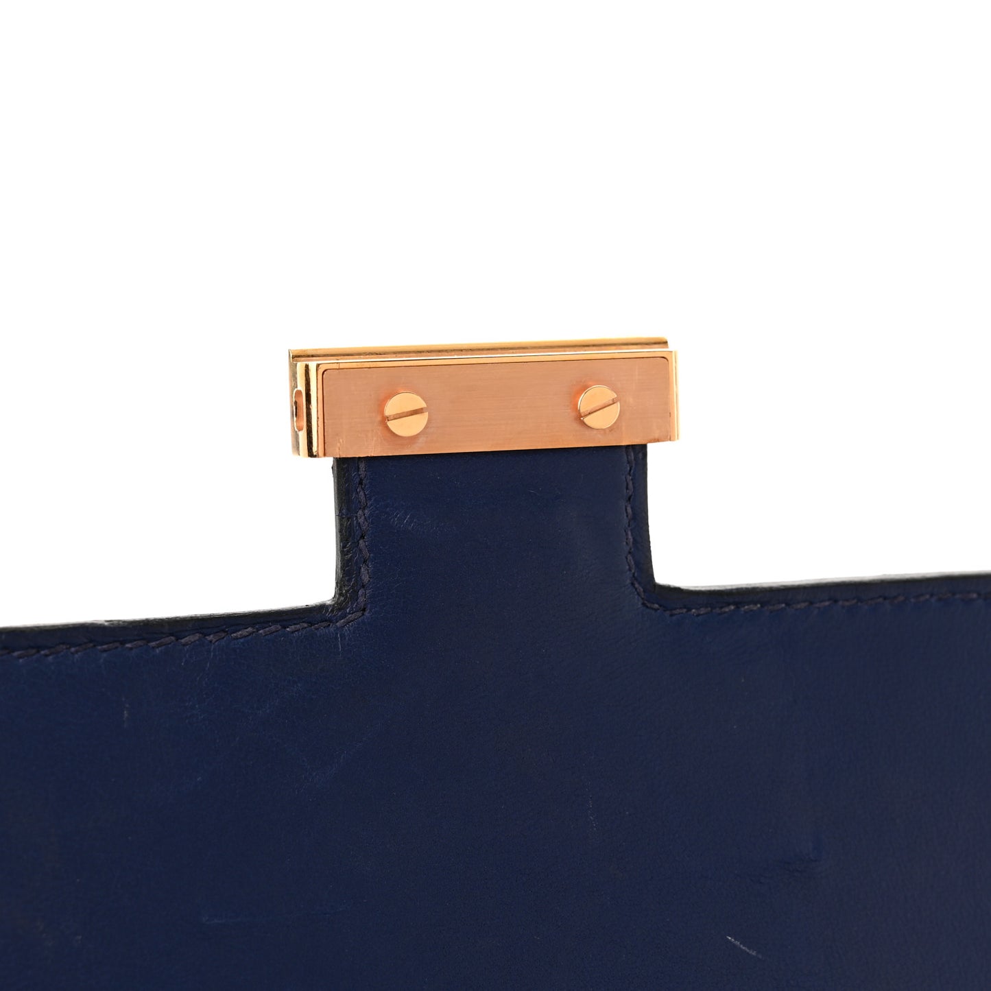 Ostrich Constance 18 Bleu Saphir