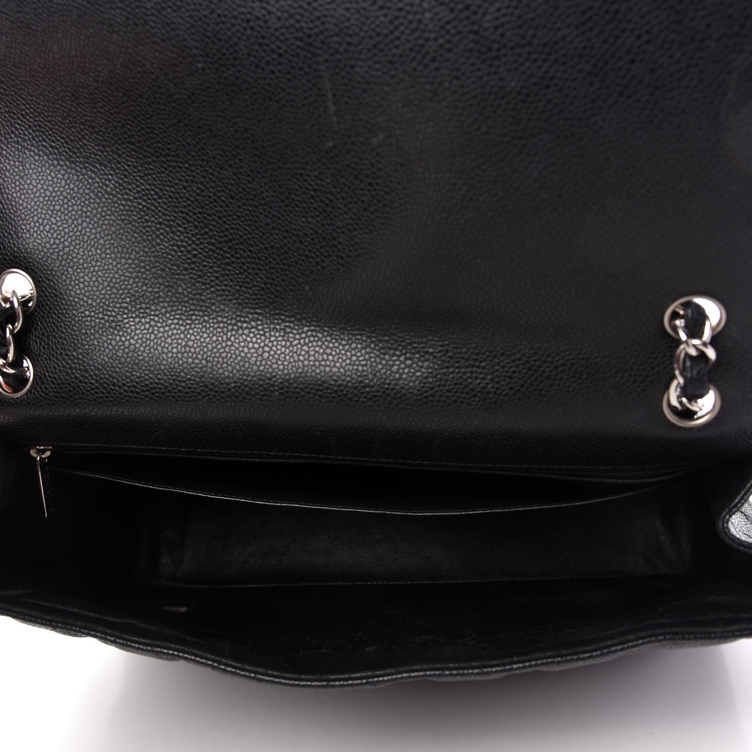 Chanel Caviar Quilted Maxi Single Flap Black 5 of 11