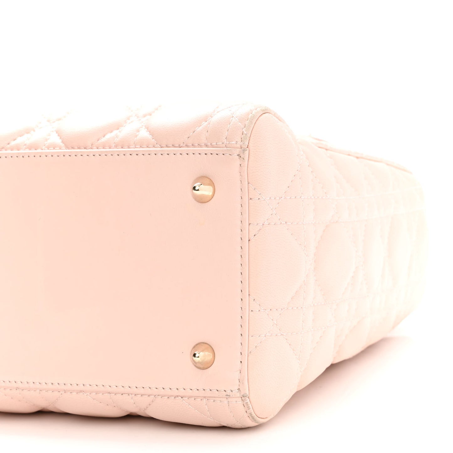 Lambskin Cannage Medium Lady Dior Light Pink
