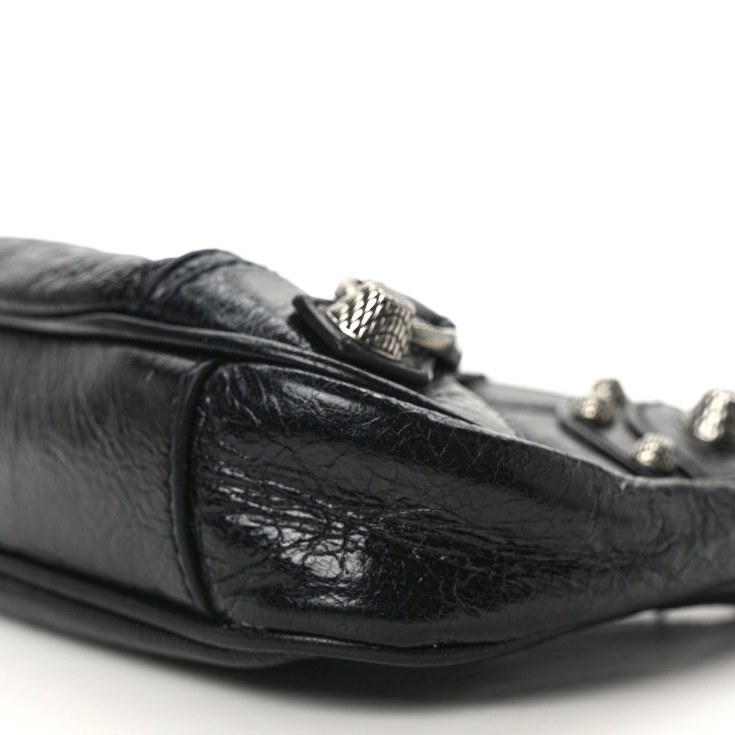 Agneau Arena Le Cagole Mini Purse With Chain Black