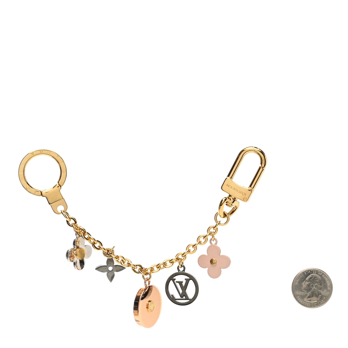 Preppy Flowers Bag Charm Chain Multicolor