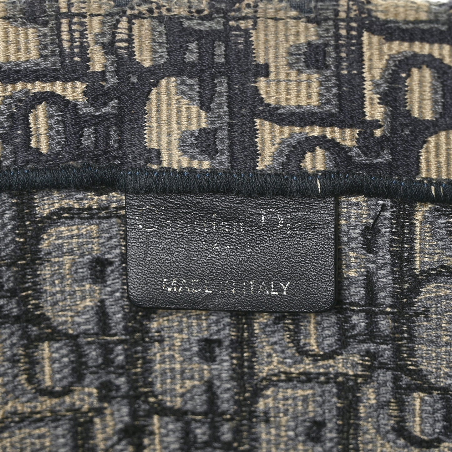 Oblique Large Book Tote Blue Multicolor