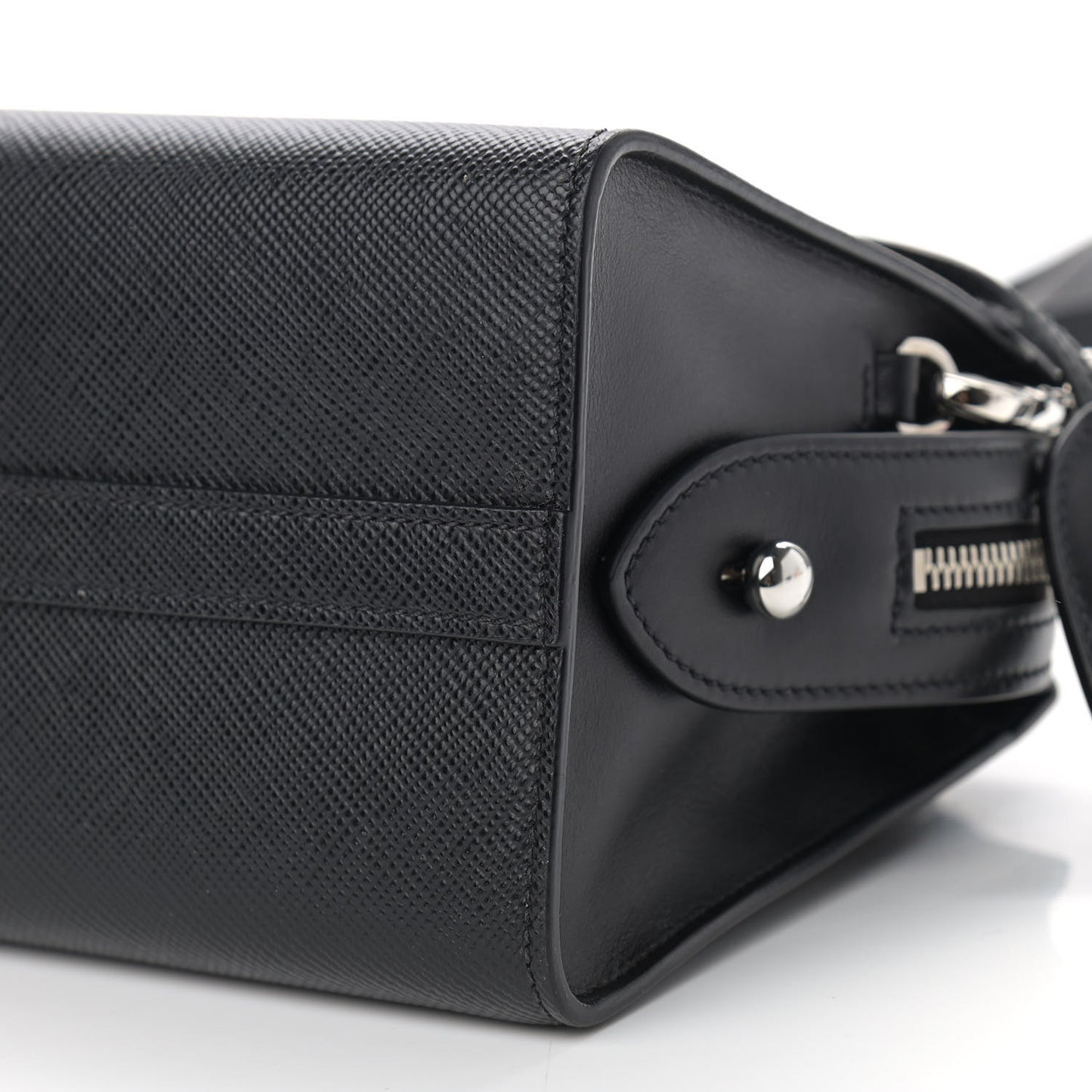 Saffiano Cuir Calfskin Small Kristen Black