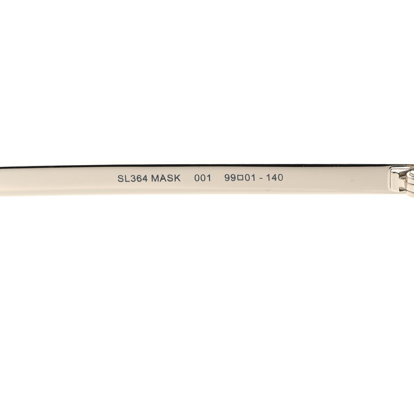 Metal SL 384 Mask Sunglasses Black