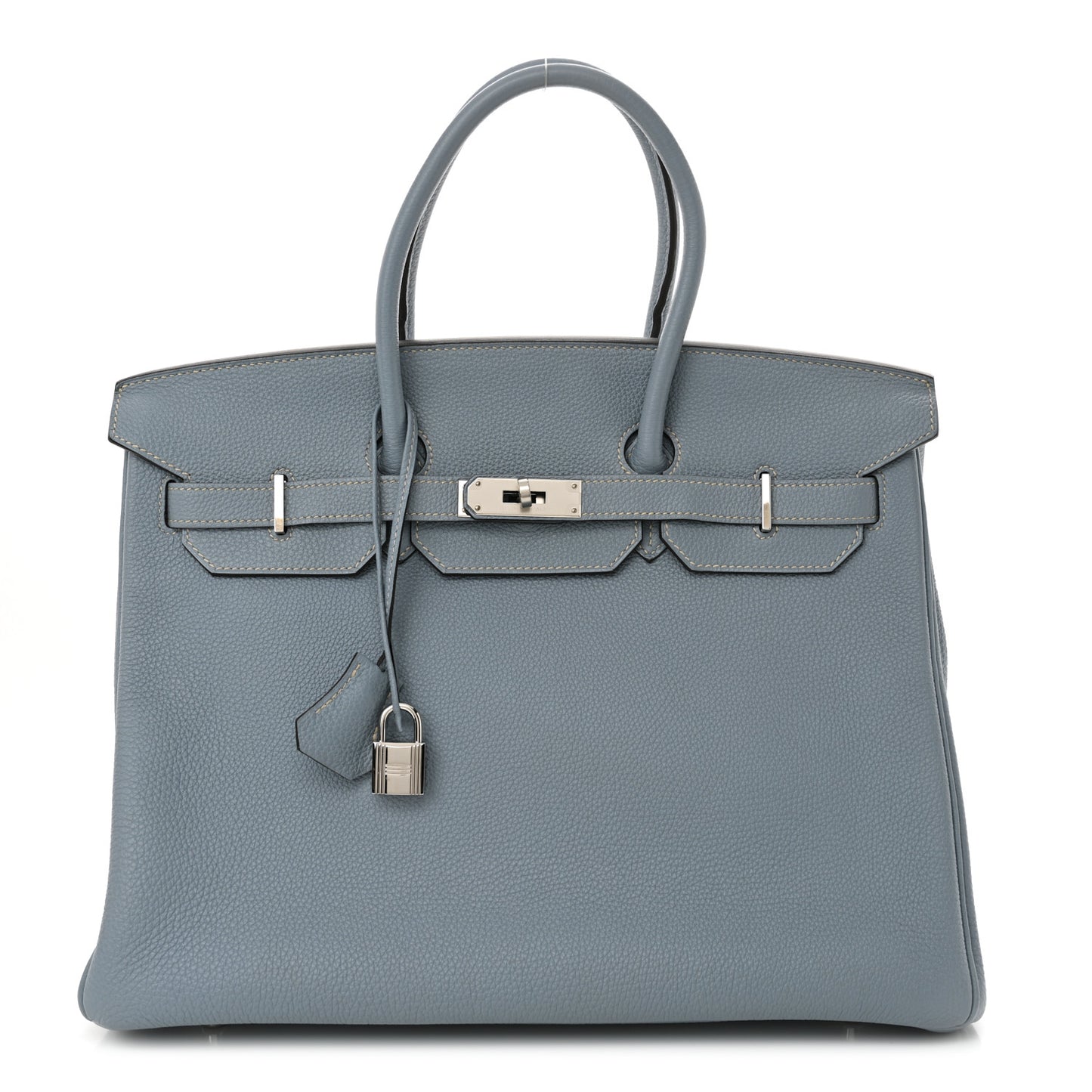 Togo BIRKIN 35 Bleu Lin