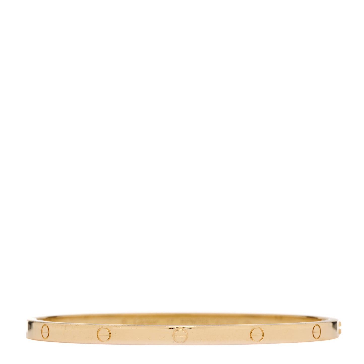 18K Yellow Gold Small LOVE Bracelet 17