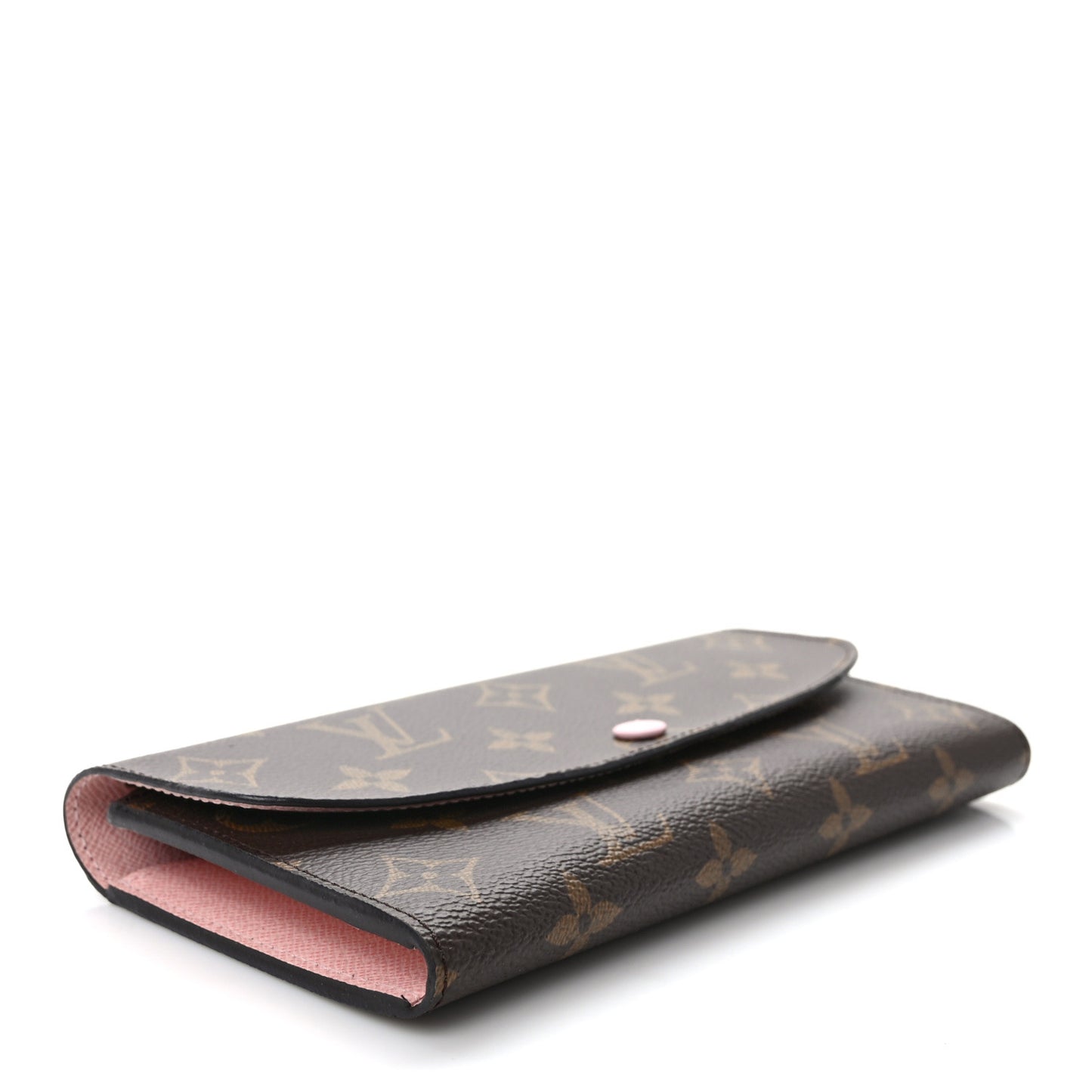Monogram Emilie Wallet Rose Ballerine