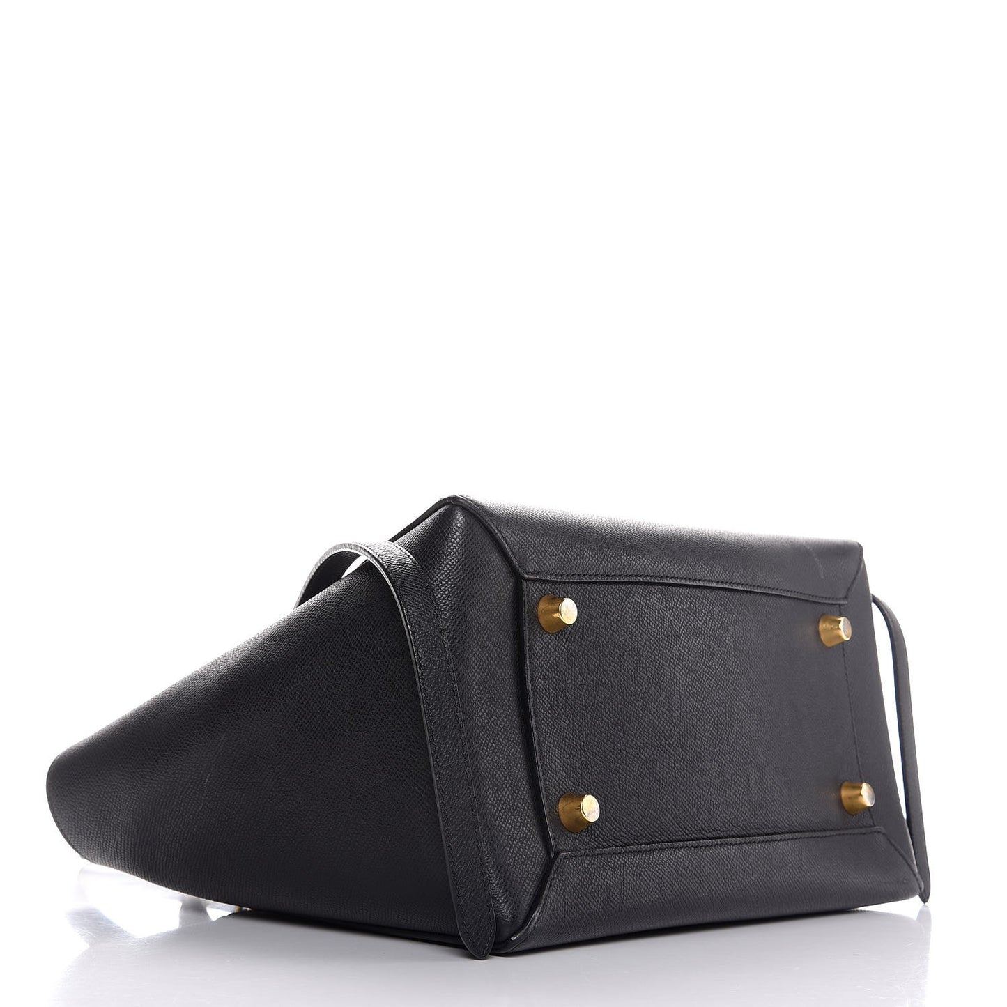 Grained Calfskin Mini Belt Bag Black