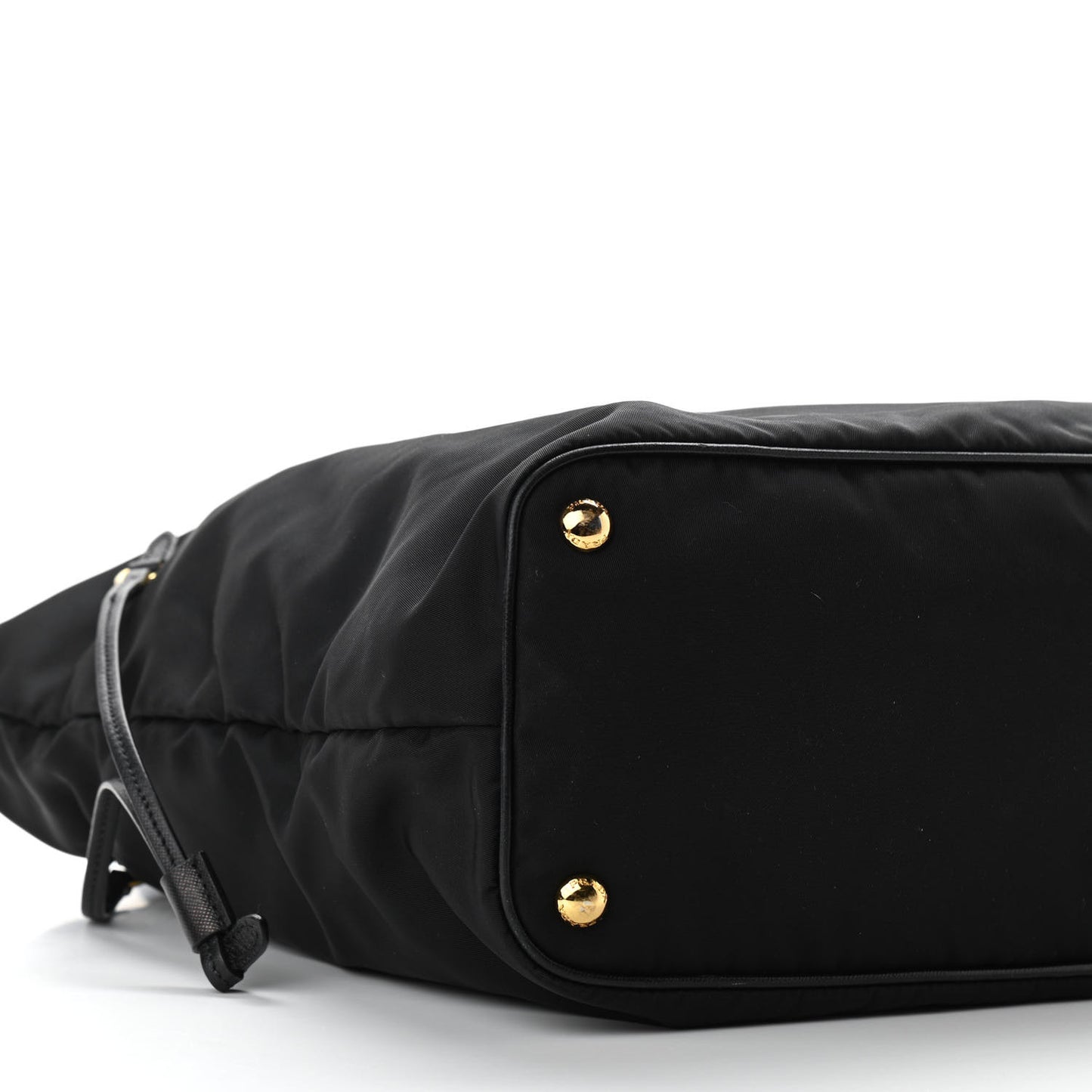 Tessuto Nylon Saffiano Tote Black