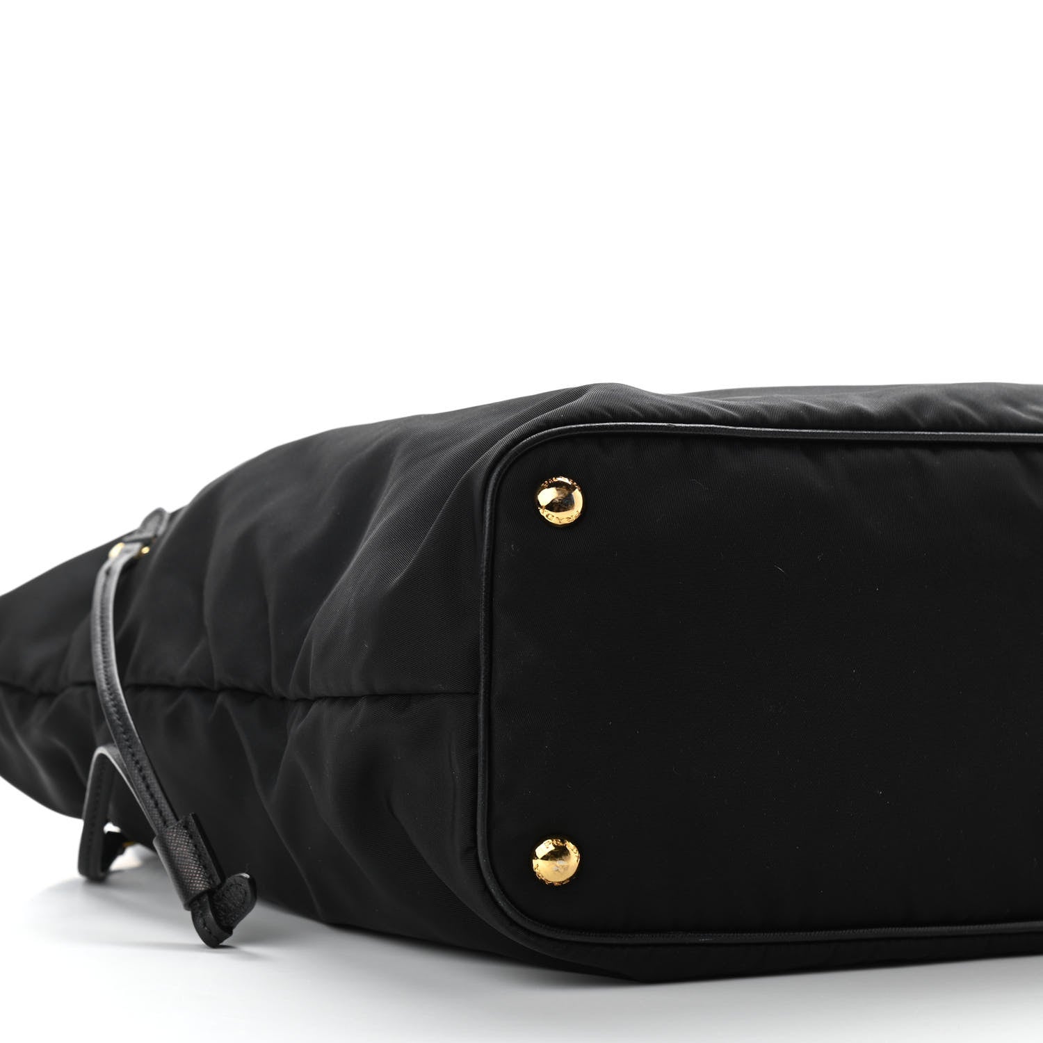 Prada Tessuto Nylon Saffiano Tote Black 7 of 8