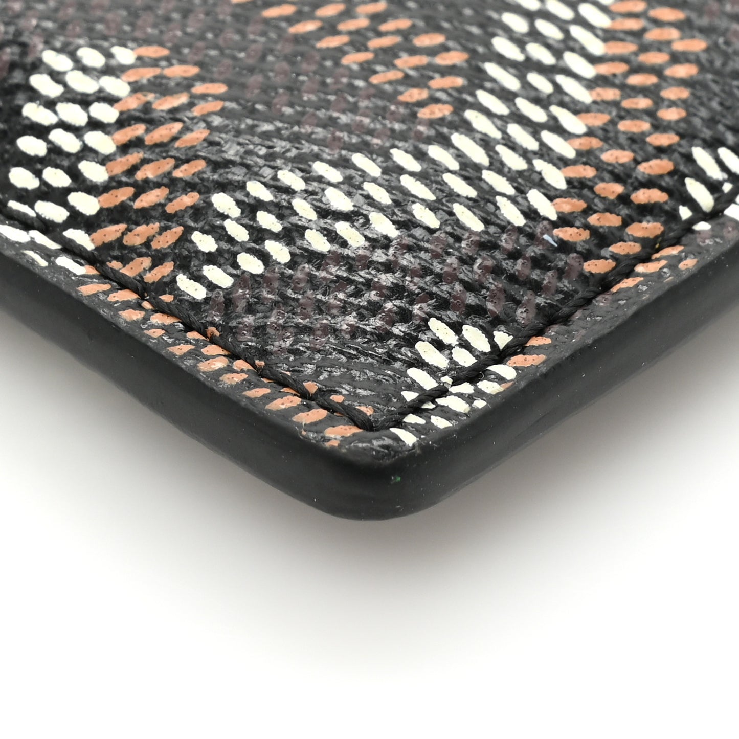 Goyardine Saint Sulpice Card Holder Black