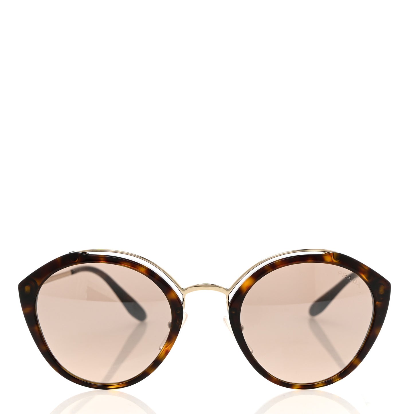 Acetate Round Sunglasses SPR 18U Tortoise