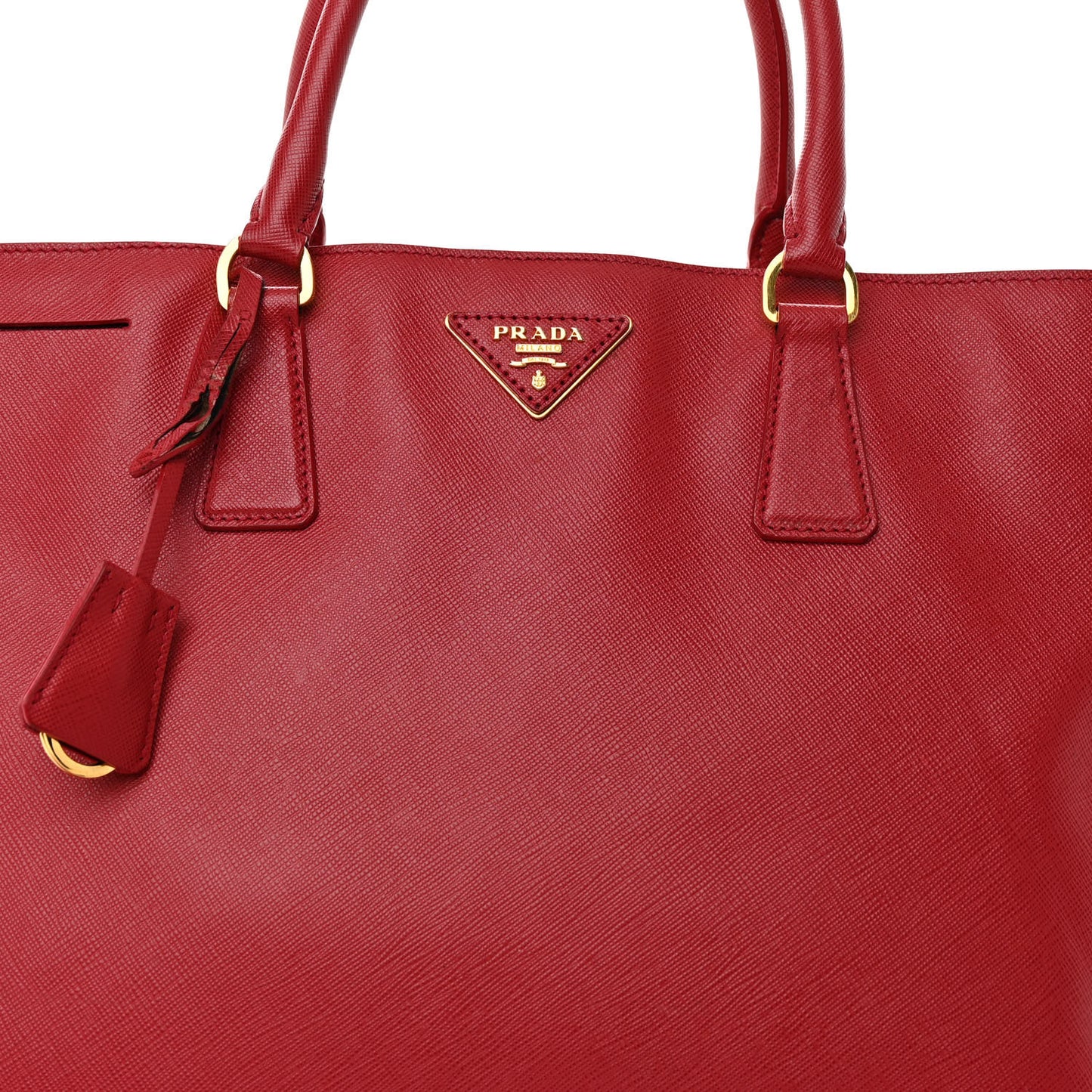Saffiano Lux Large Tote Fuoco