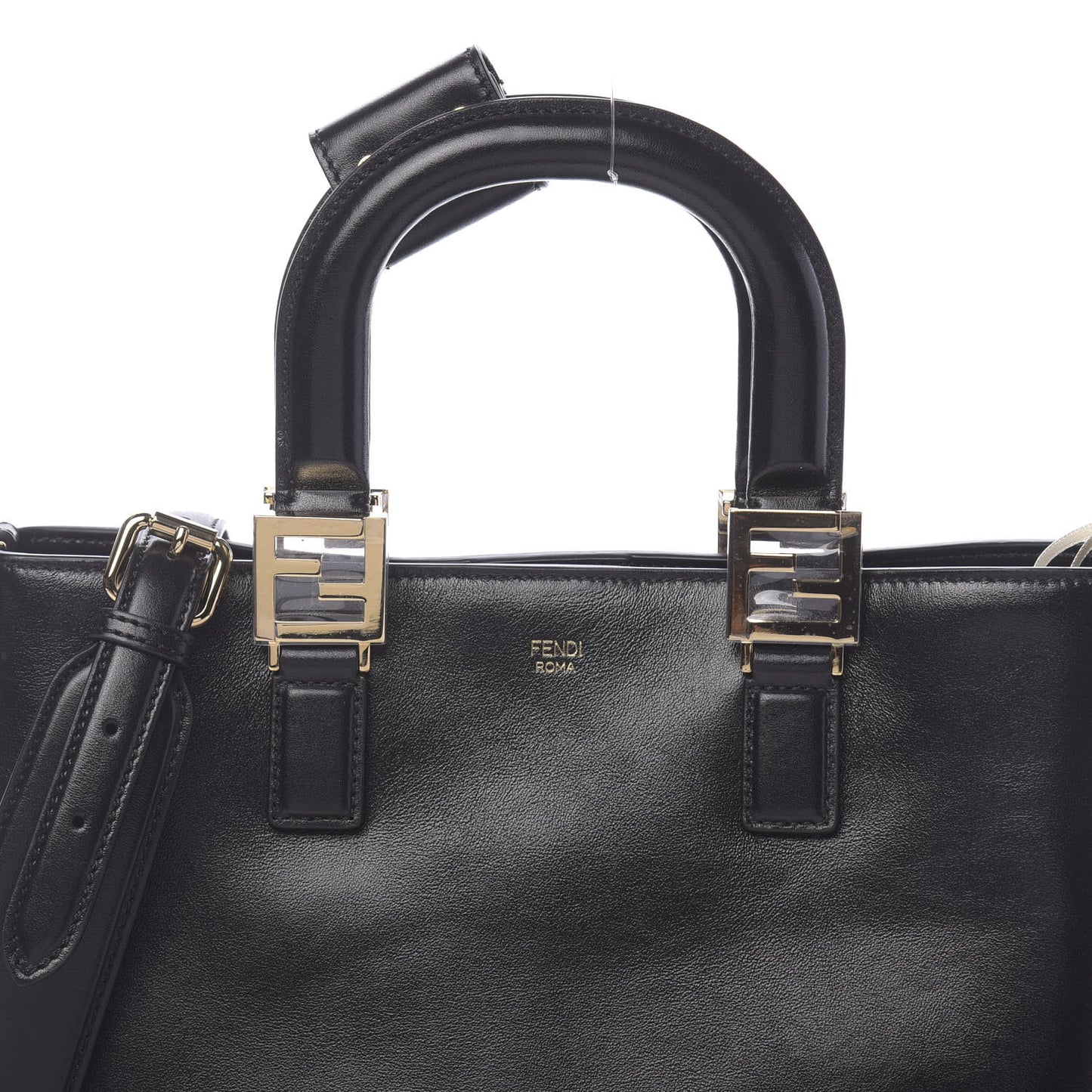 Vitello Glacier Small FF Tote Black