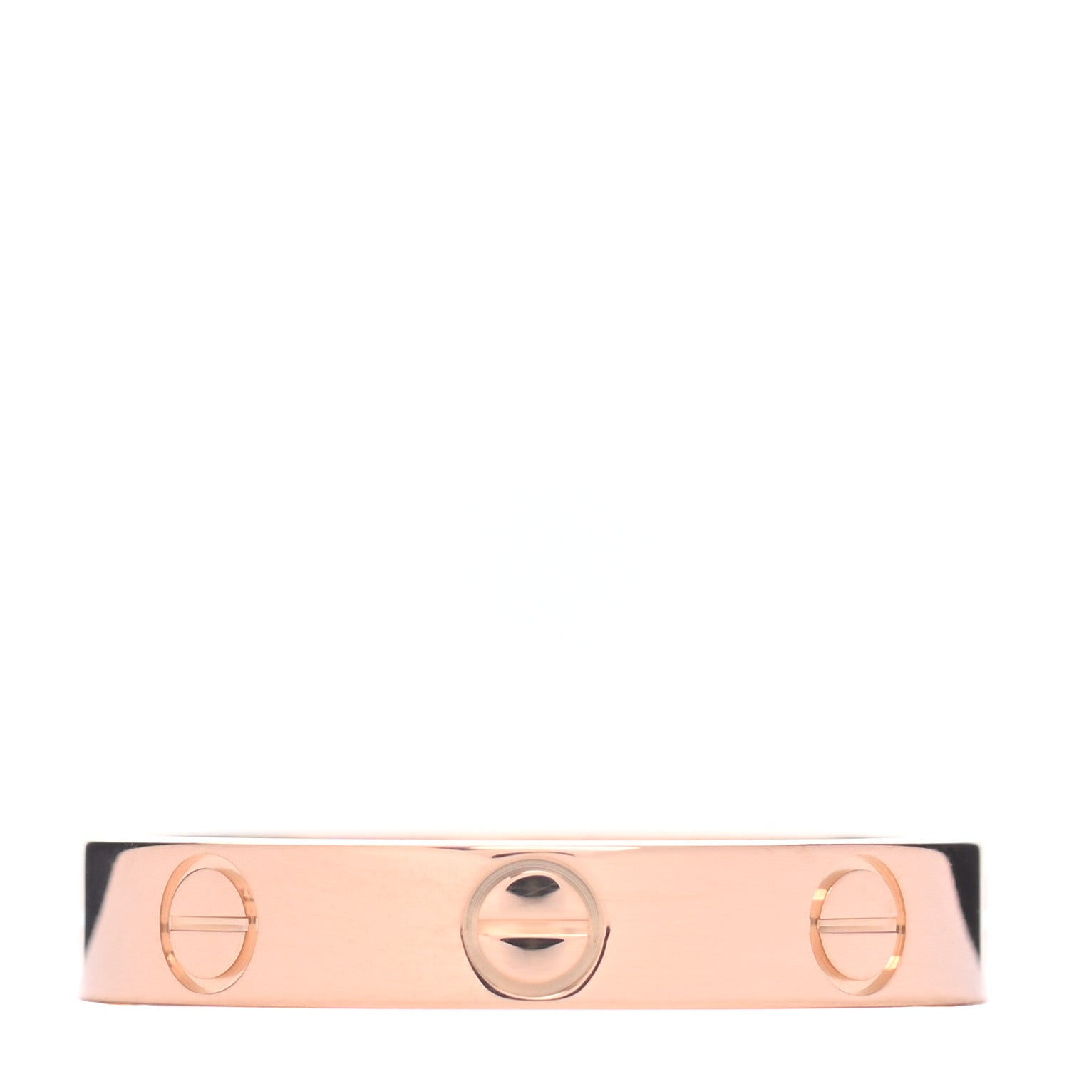 Cartier 18K Pink Gold 3.5mm LOVE Wedding Band Ring 53 6.5 1 of 5