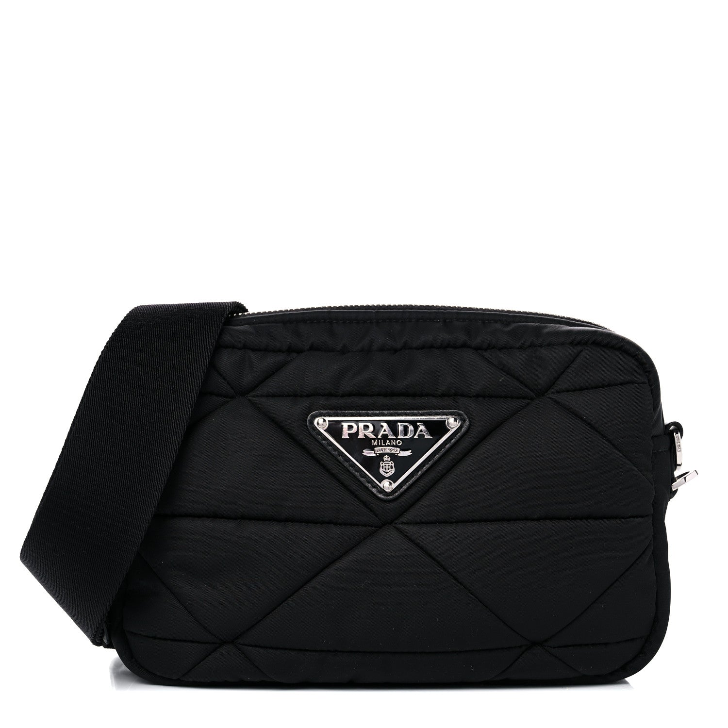 Prada Re-Nylon Padded Camera Bag Black 999528 – FASHIONPHILE