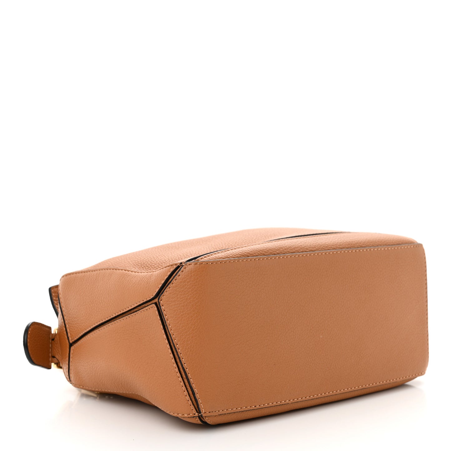 Calfskin Small Puzzle Bag Light Caramel