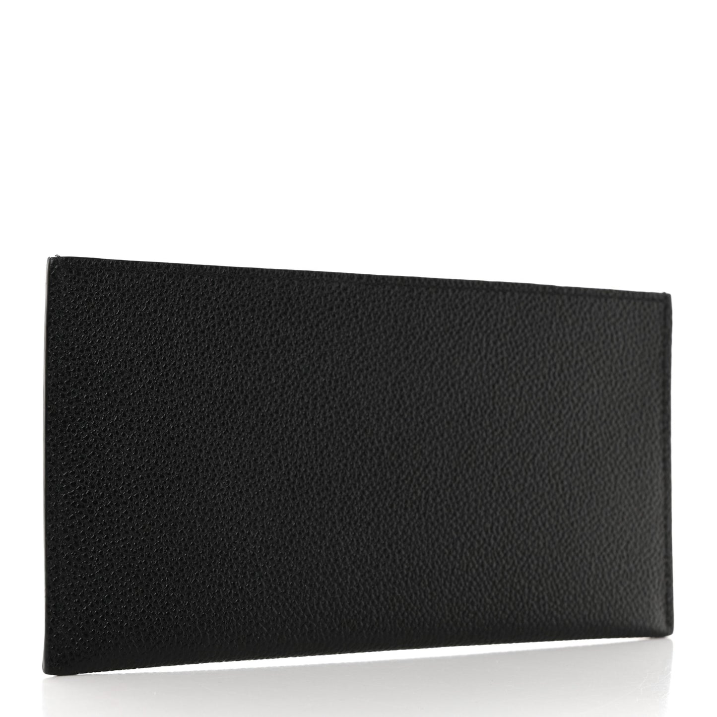 Calfskin Felicie Chain Wallet Card Holder Insert Black