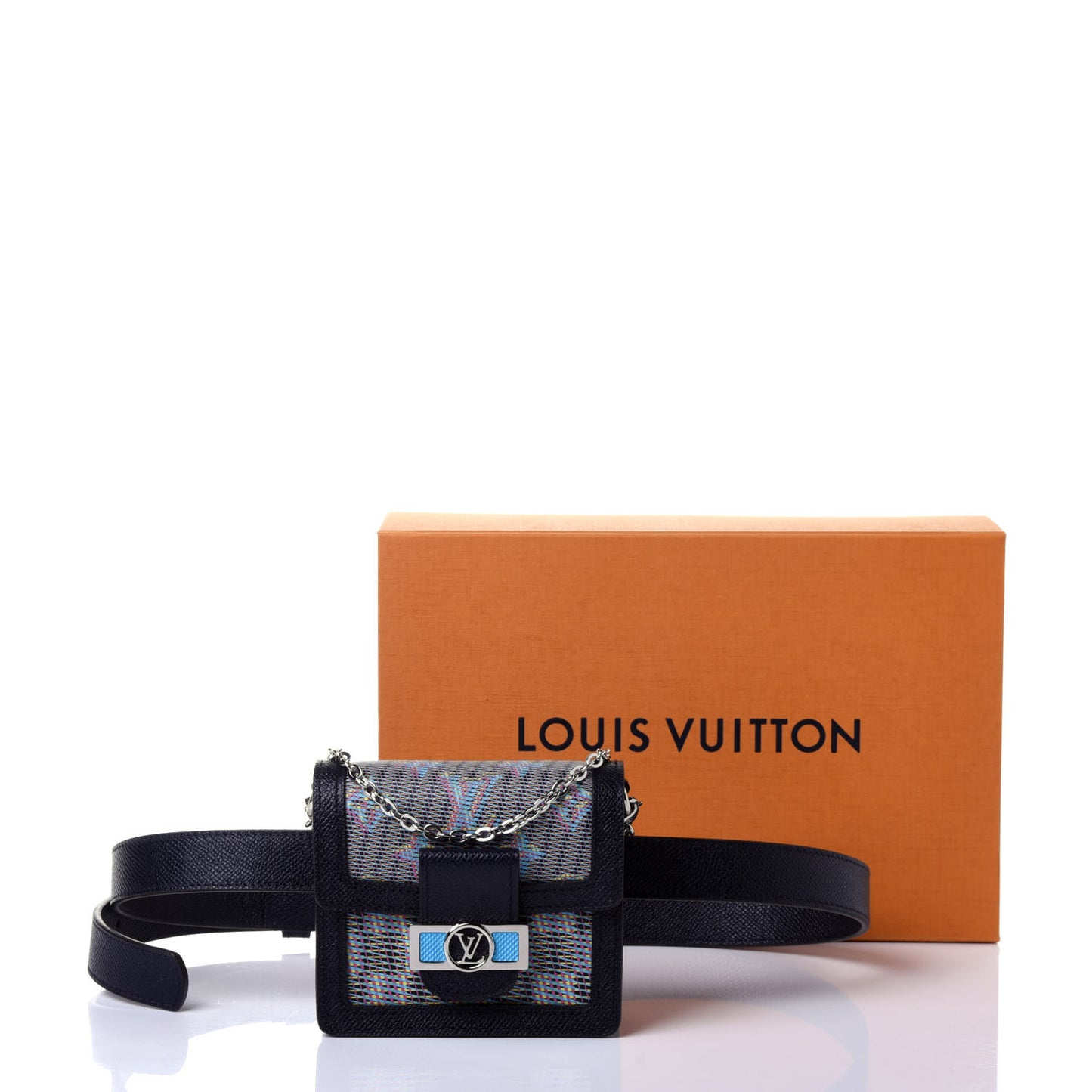 Monogram LV Pop Bumbag Dauphine BB Blue