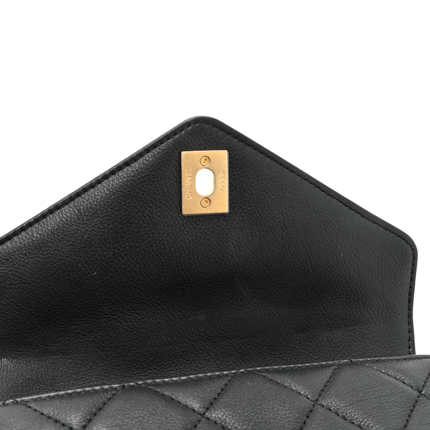 Chanel Calfskin Quilted Carry With Chic Flap Waist Bag With Chain Black 10 of 11