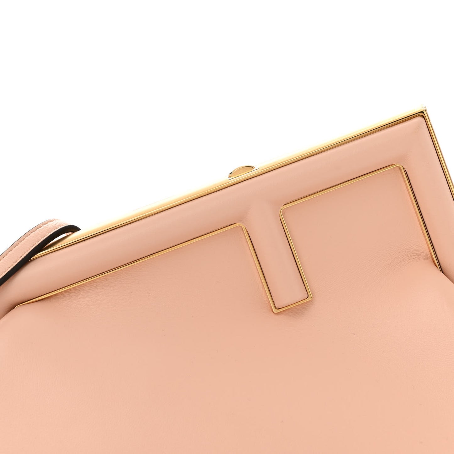 Shiny Nappa Small Fendi First Light Rose