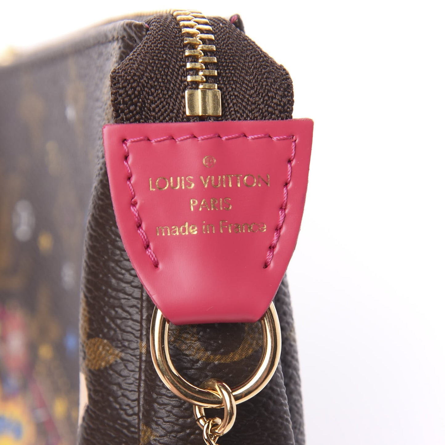 Monogram 2020 Christmas Animation Roller Coaster Mini Pochette Accessories Pivoine