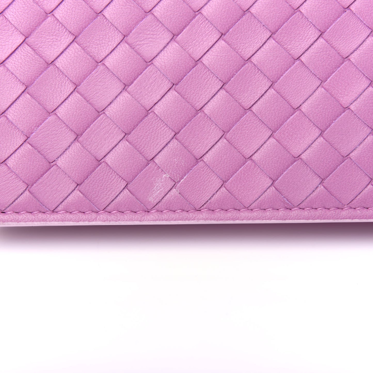 Nappa Intrecciato Continental Wallet With Strap Twilight