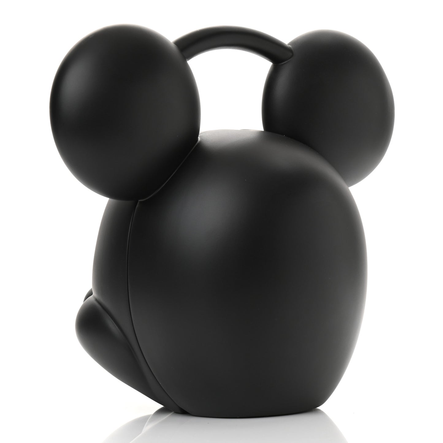 X DISNEY Plastic Mickey Mouse Top Handle Bag Matte Black