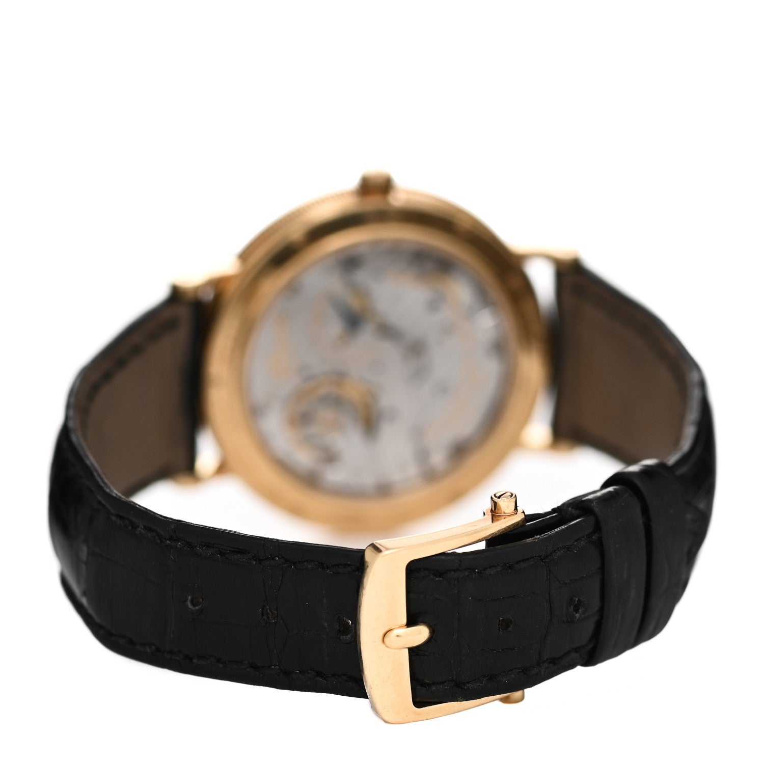 Breguet 18K Yellow Gold Alligator 35mm Classique Manual Winding Watch 5907BA/12/984 3 of 4