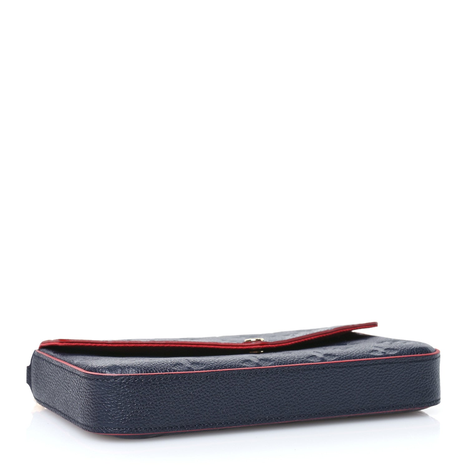 Louis Vuitton Empreinte Pochette Felicie Chain Wallet Marine Rouge 5 of 12