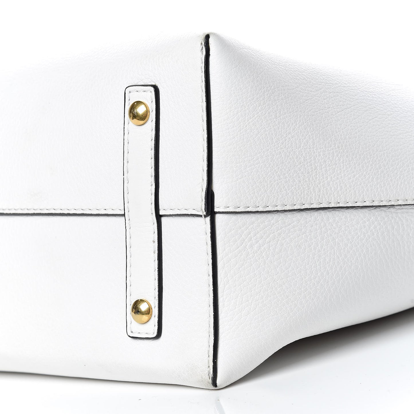 Soft Grain Calfskin Medium Belt Bag Chalk White