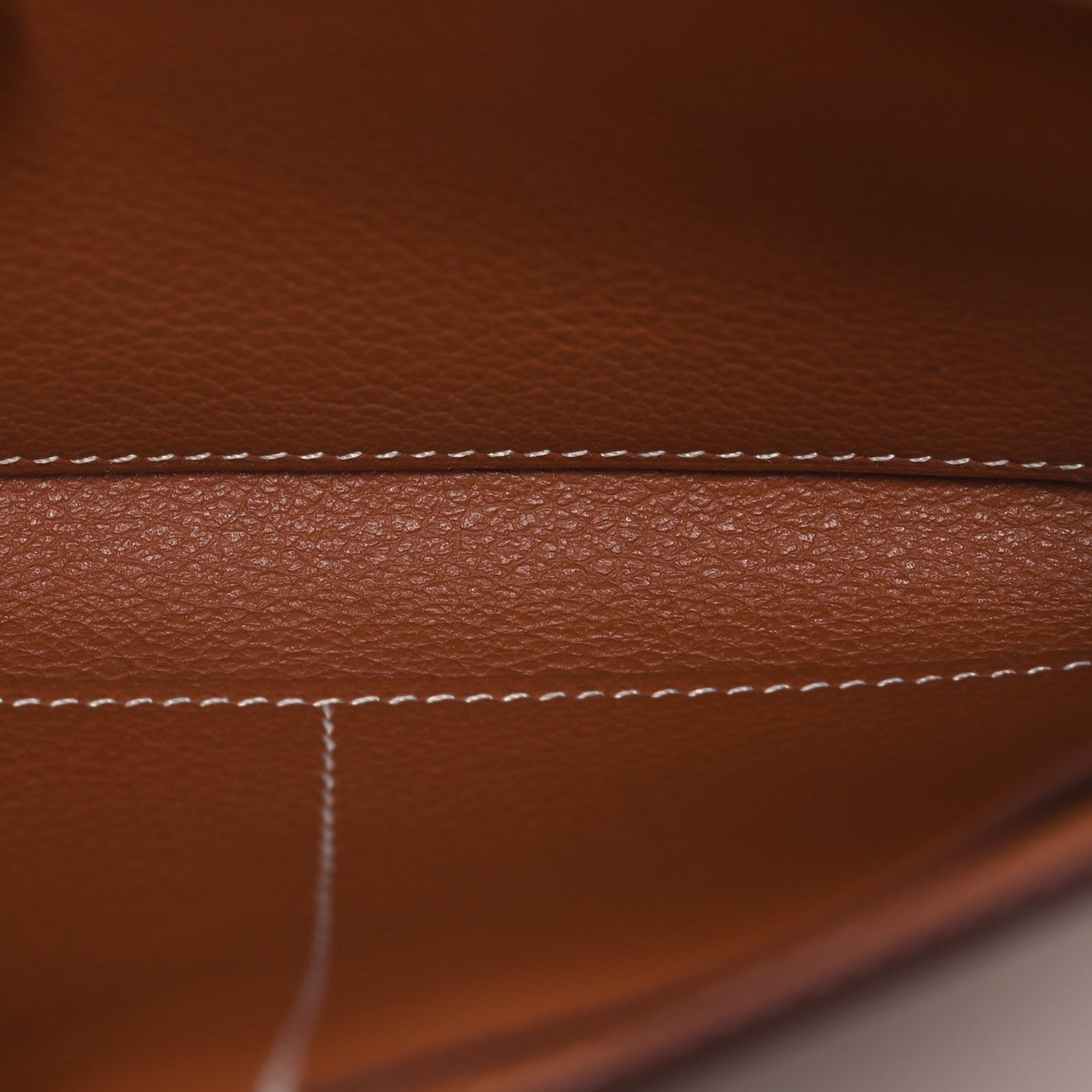 Hermes Evercolor Kelly Wallet To Go Gold 7 of 13