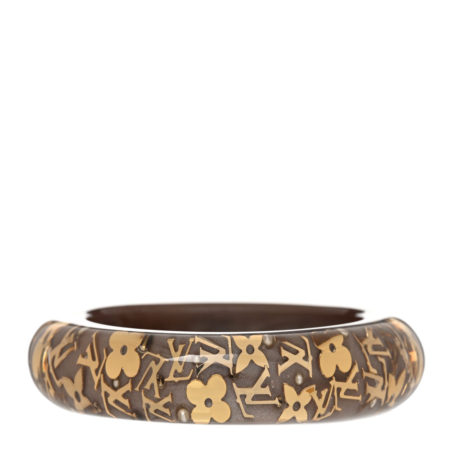 Louis Vuitton Resin Swarovski Medium Inclusion Bracelet GM 1 of 5