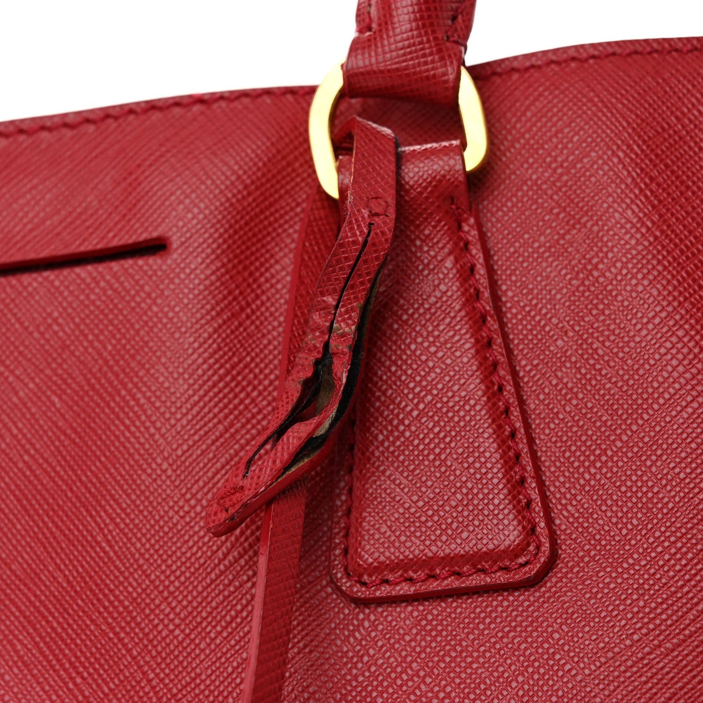 Saffiano Lux Large Tote Fuoco