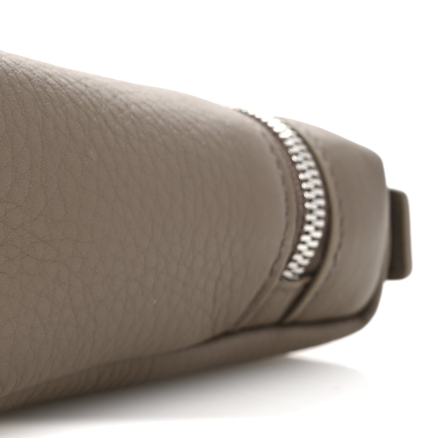 Grained Calfskin L19 Extra Pocket Pouch Warm Mastic