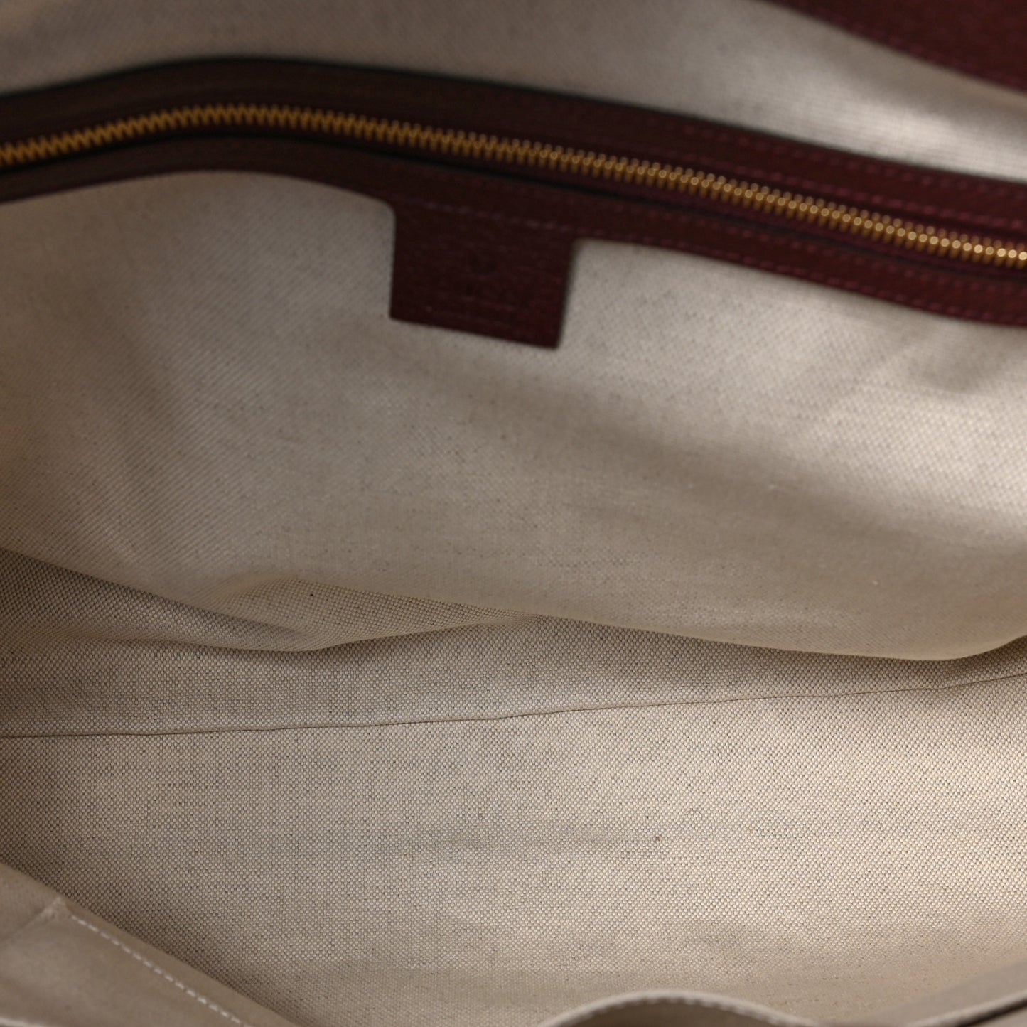 Monogram Textured Dollar Calfskin Web Medium Ophidia Shopping Tote Sahara Rubino Chardonnay