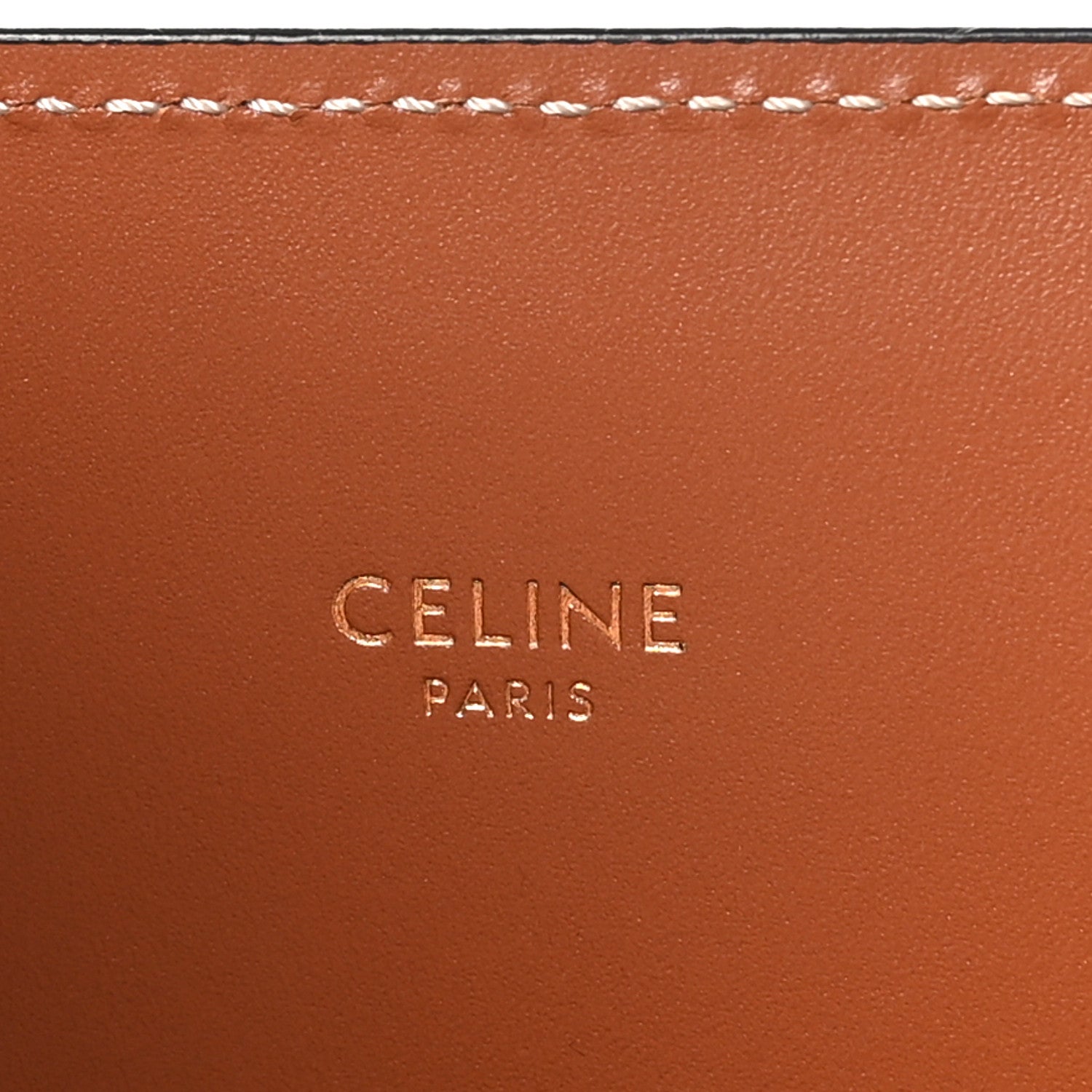 Celine Calfskin Felt Logo Print Small Vertical Cabas Grey Tan 6 of 11