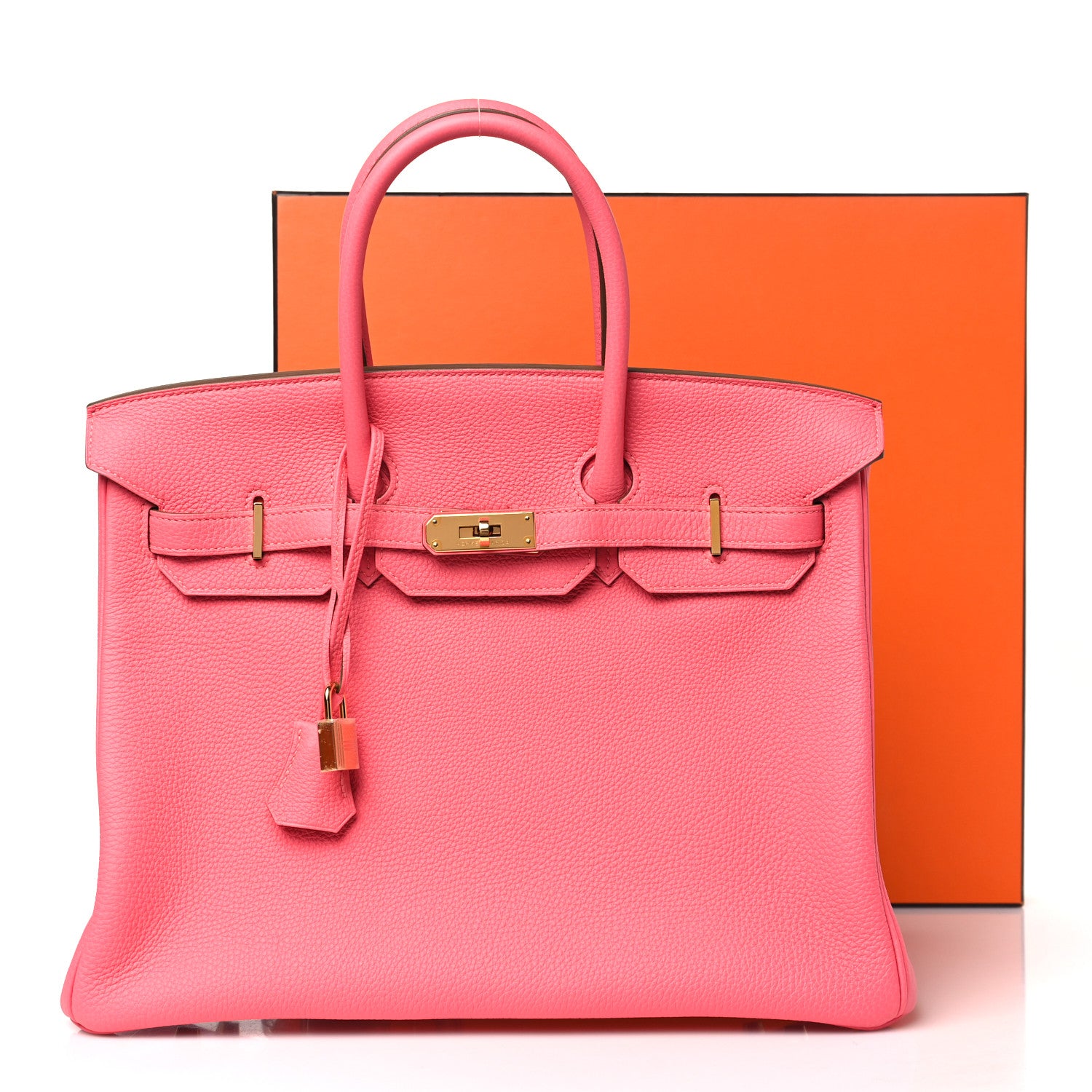 Hermes Togo Birkin 35 Rose Lipstick 11 of 11