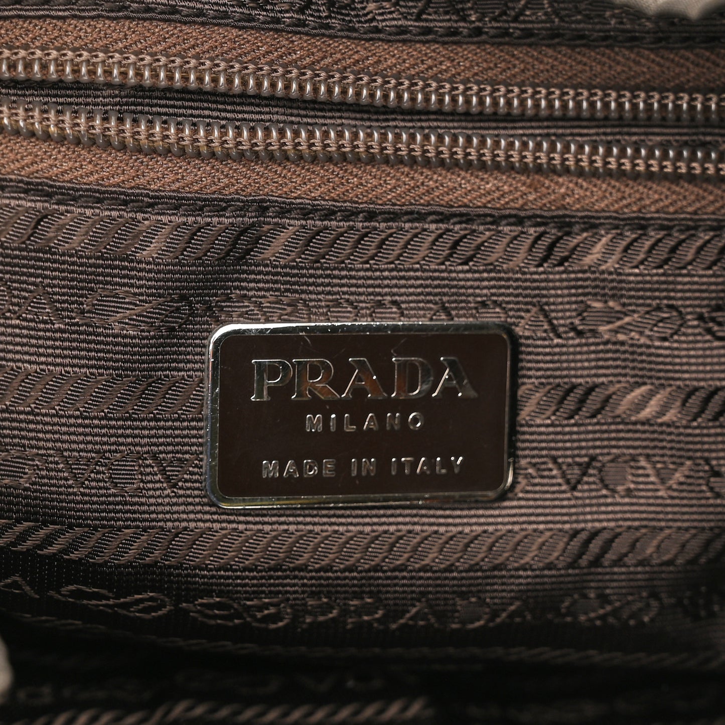Nylon Vela Small Backpack Ebano