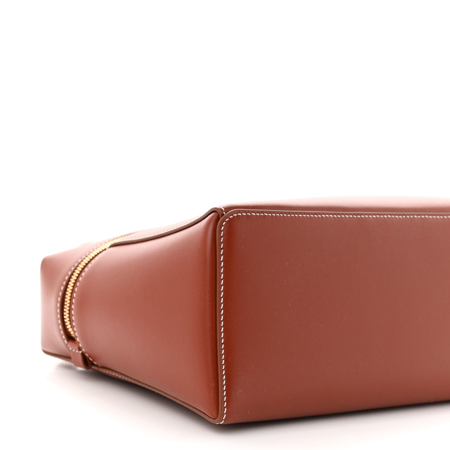 Saddle Calfskin Extra Bag L27 Deep Kummel
