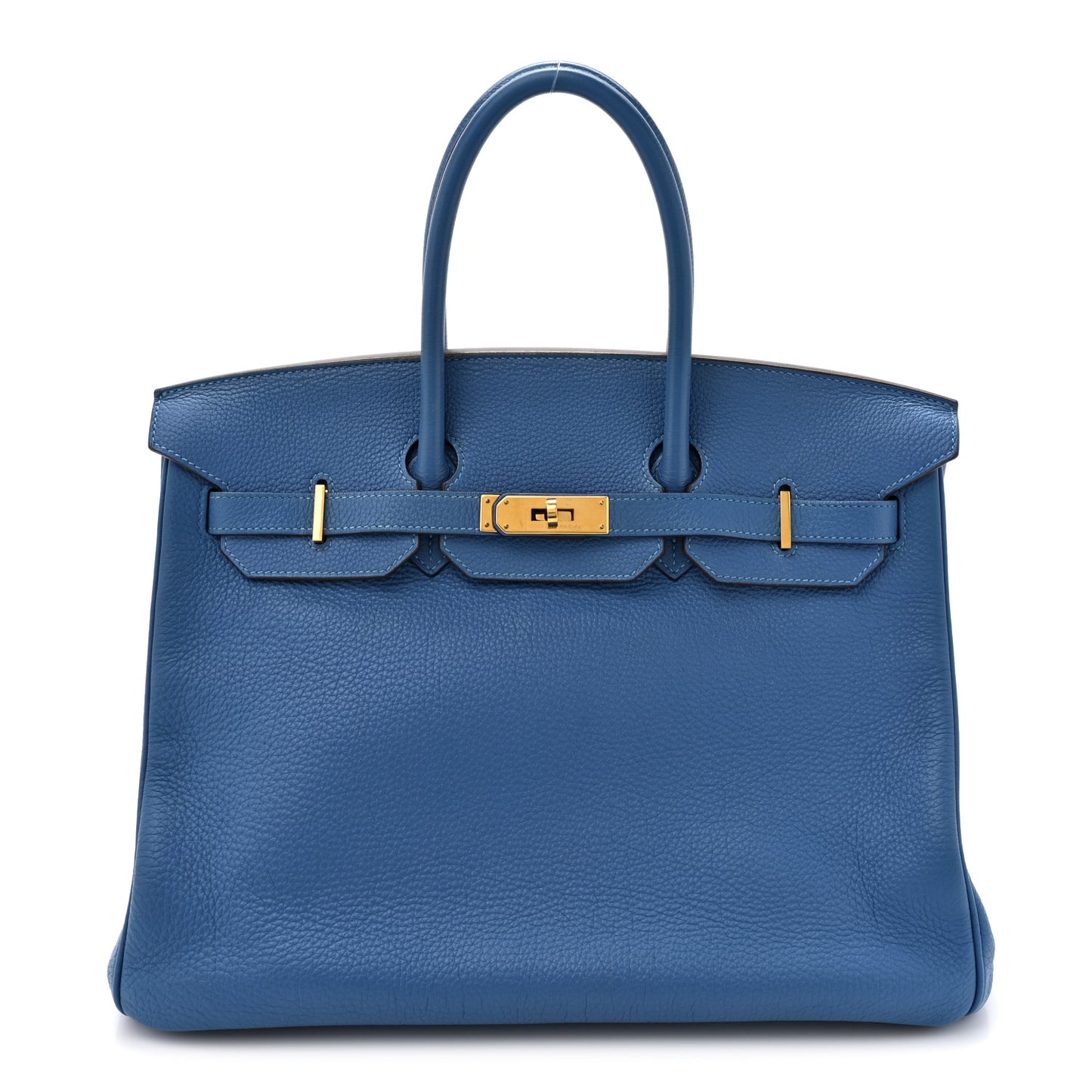 Togo Birkin 35 Bleu Azteque