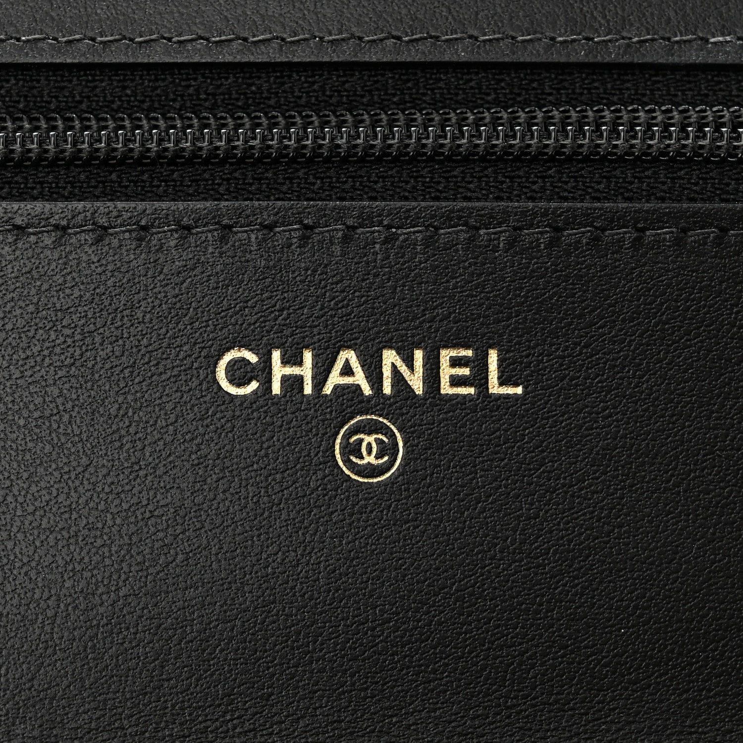 Chanel Goatskin Quilted Chanel 19 Wallet On Chain WOC Black 6 of 12