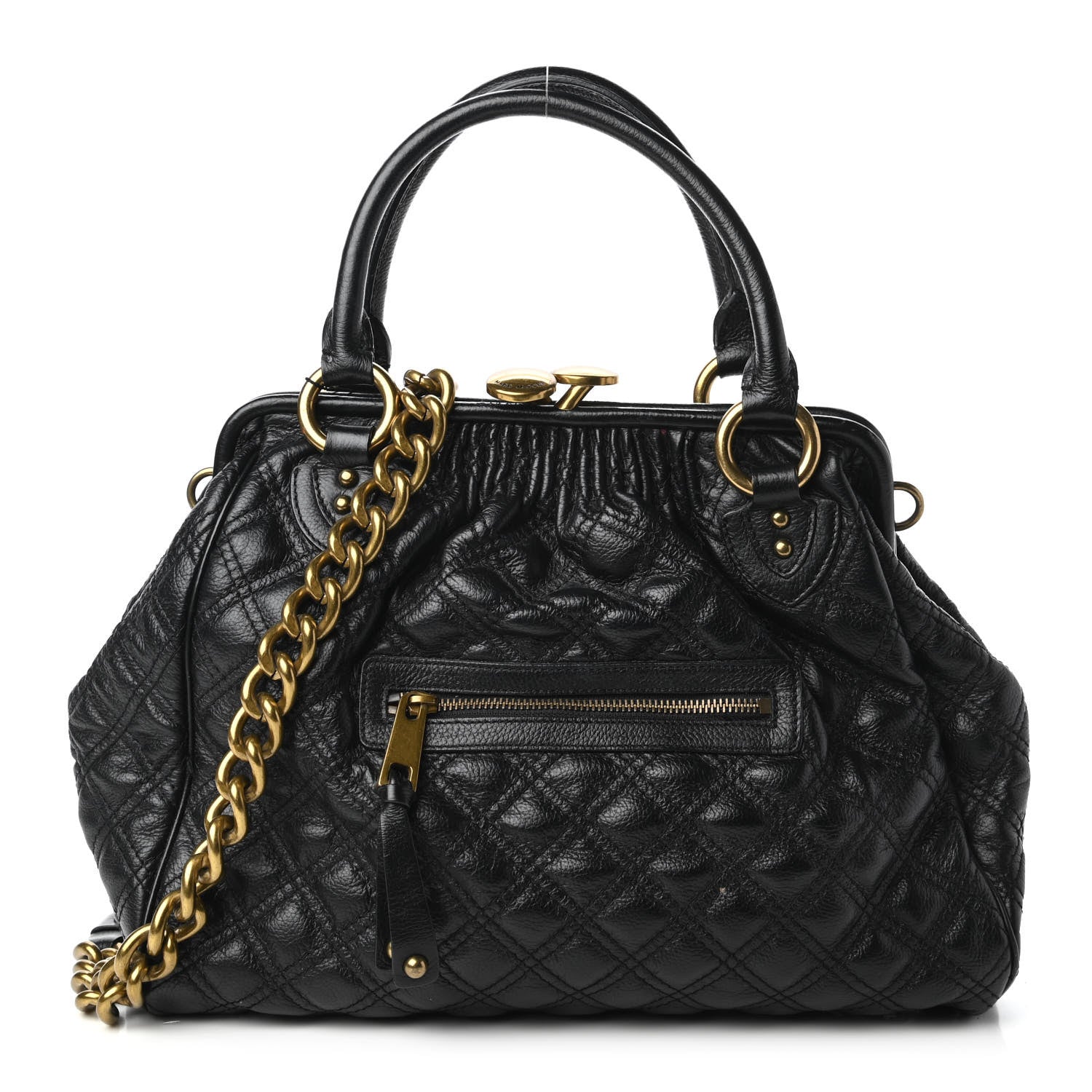 Marc Jacobs Calfskin Quilted Stam Black 1 of 11