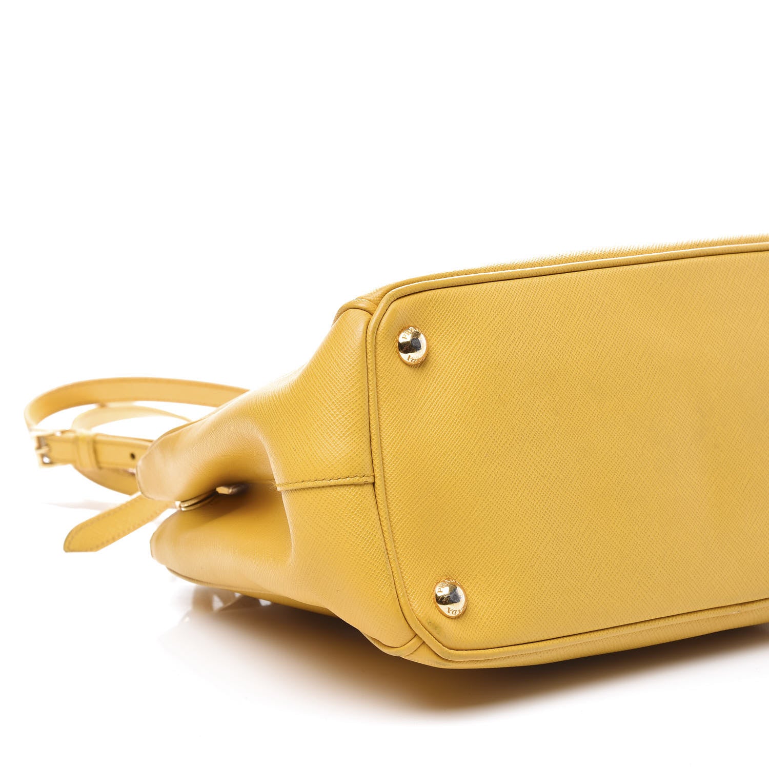 Prada Saffiano Small Galleria Double Zip Tote Mimosa 9 of 17