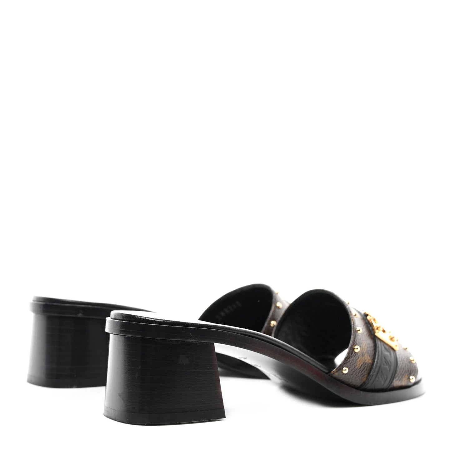 Monogram Lock It Mules 38